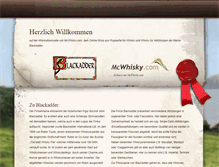 Tablet Screenshot of blackadder-whisky.com